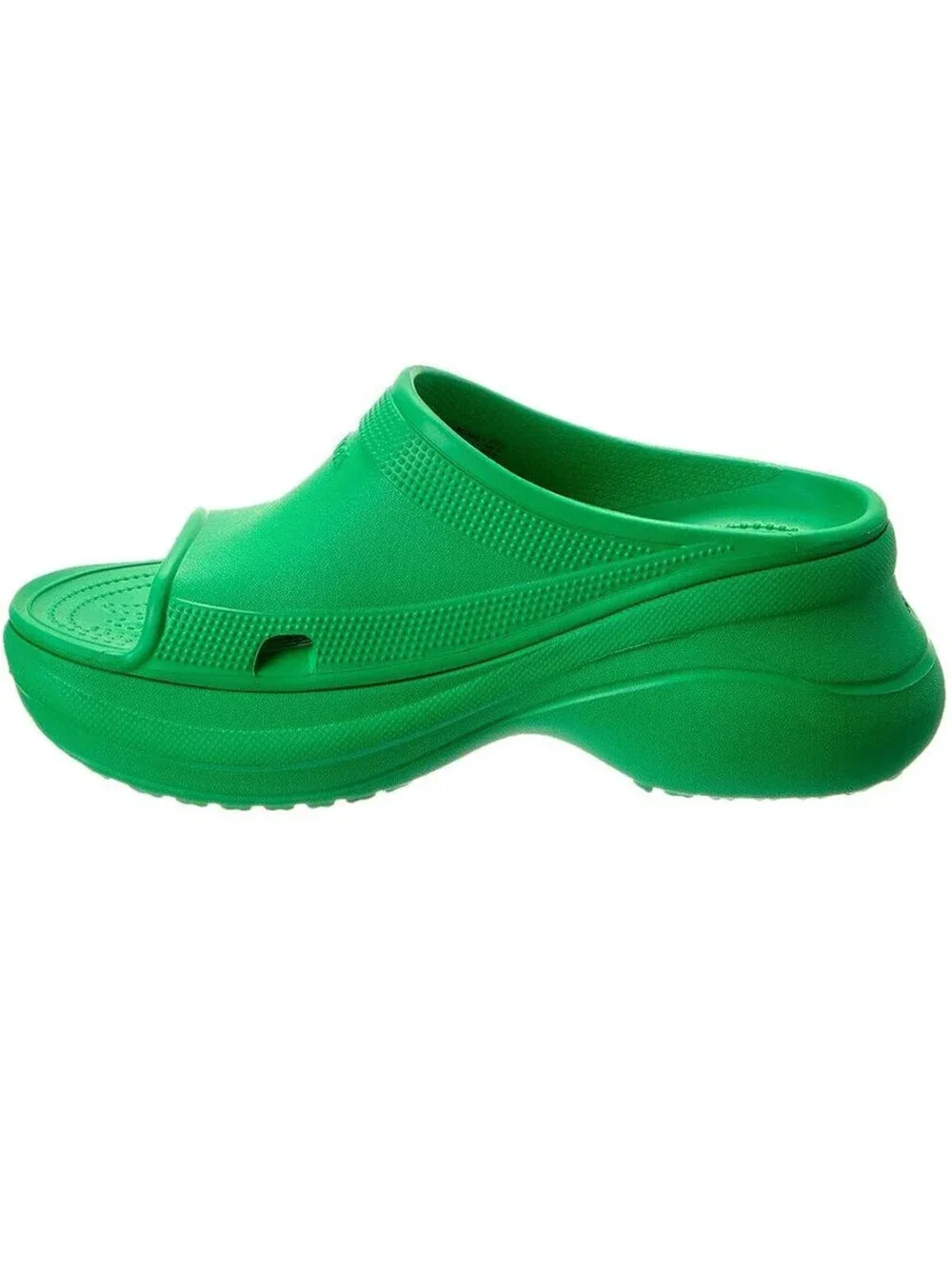 NIB $625 Balenciaga X Crocs Green Pool Slide Sandals Sneaker Designer 42/9